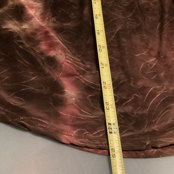 Elegant Tie-Dye Blouse with Stud Accents by Sienna Grace. Junior M. (C5) - Picture 5 of 6